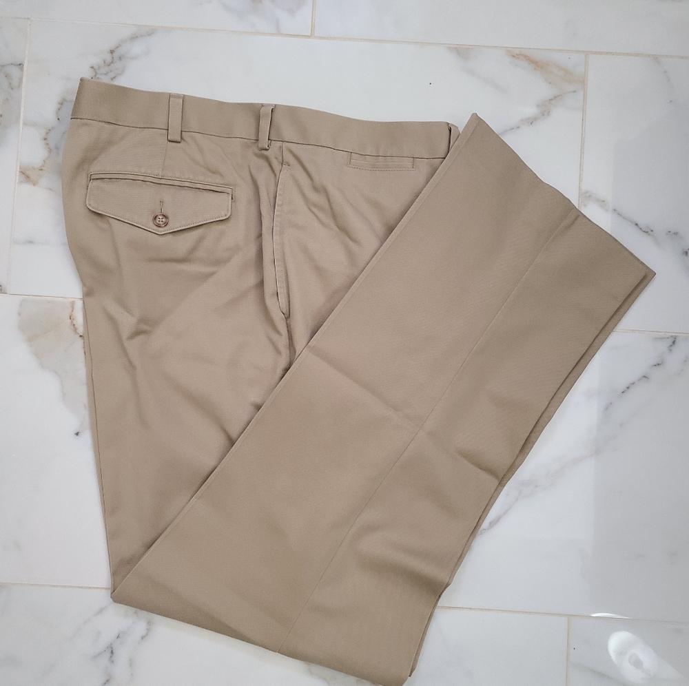 LL BEAN KHAKI CHINOS